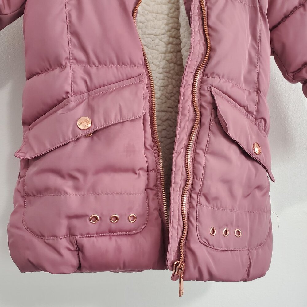 Toddler Girls Winter Jacket Size 4 - Picture 4 of 7
